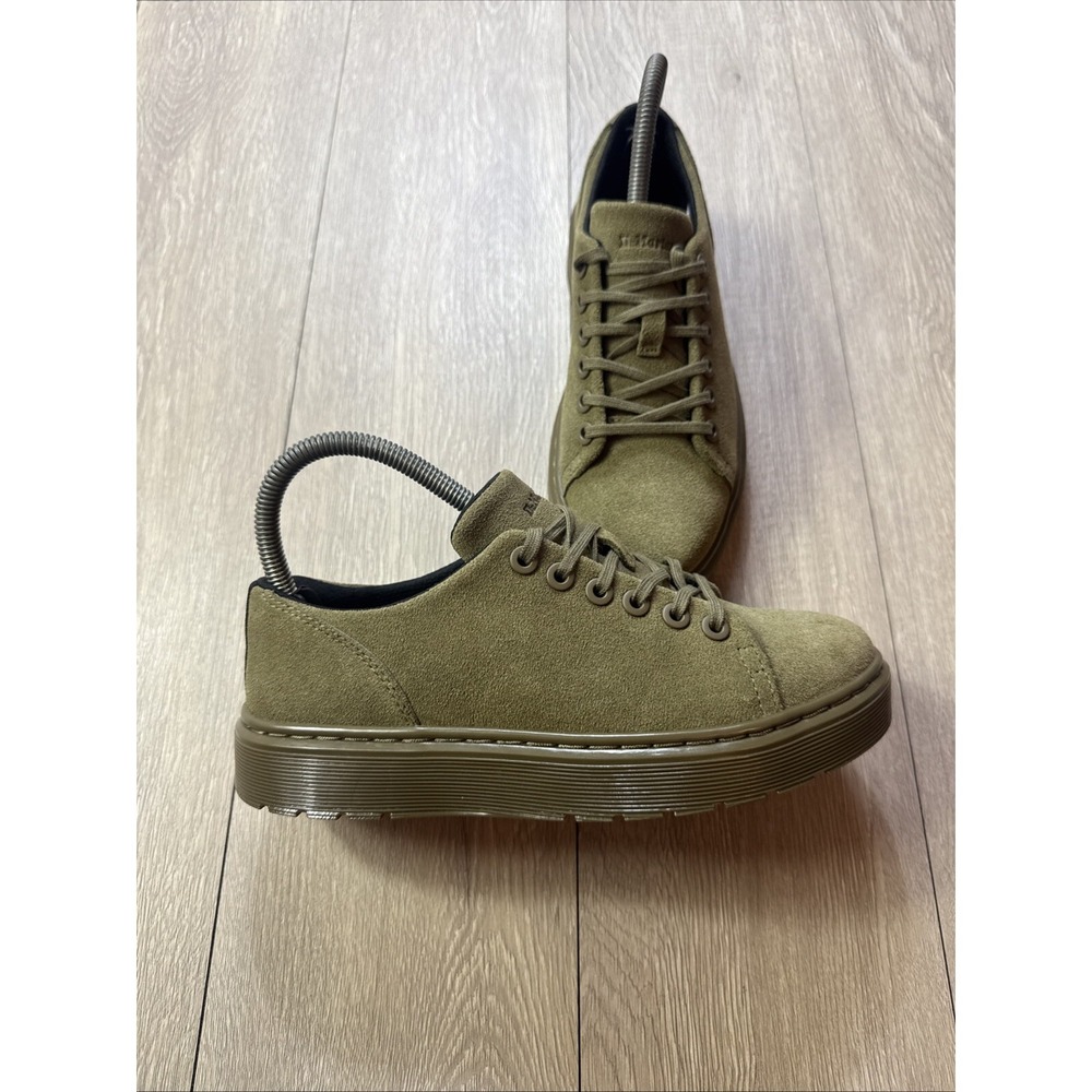 Doc Martens Dante Suede Olive Green Men's 4 Women's 5 Leather Rare Limited New